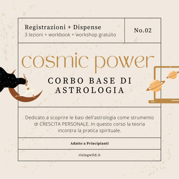 cosmic power corso base di astrologia come strumento di crescita personale