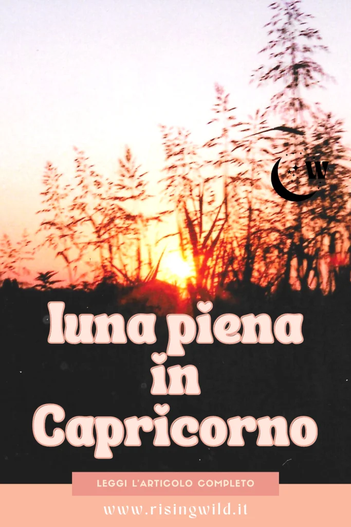 luna piena in capricorno del 3 luglio 2023